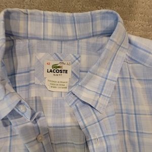 Lacoste short sleeve shirt